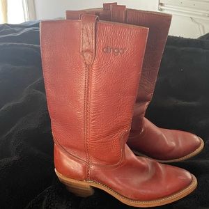 Vintage Dingo Leather Heeled Boots